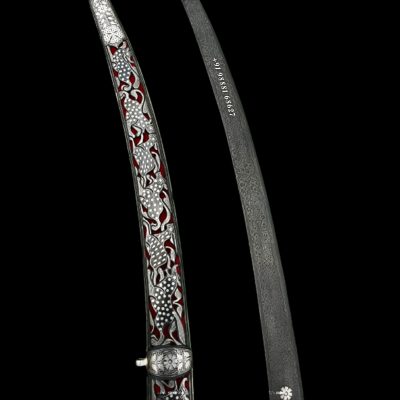 Silver Work Damascus Wedding Sword