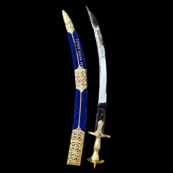 Wedding Sword With Round Handle Brass Made