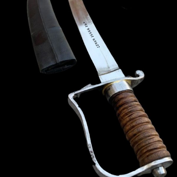 British Design Sword With Leaf Spring Metal