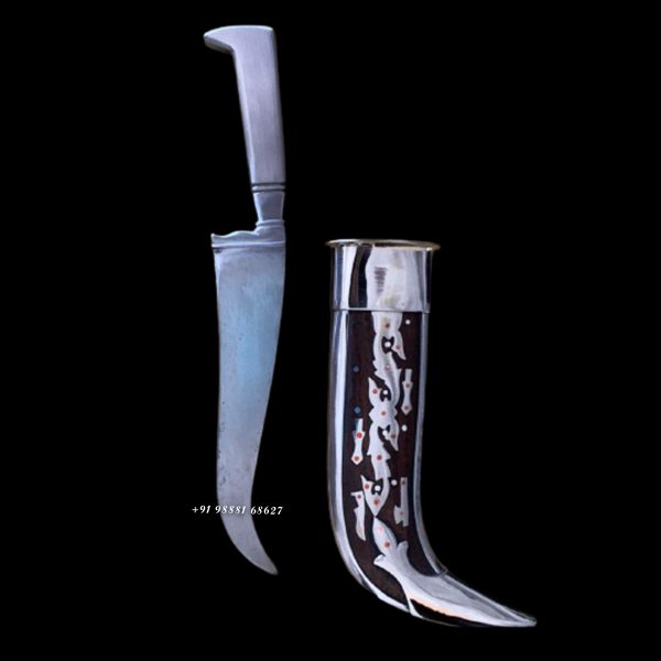 Black Leather Pesh Kabz Kirpan