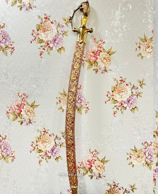 Pastel Pink & Golden Wedding Sword