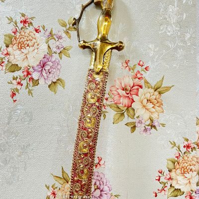 Pastel Pink & Golden Wedding Sword