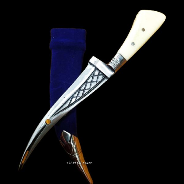 Velvet Royal Blue Cover & Marble White Handle