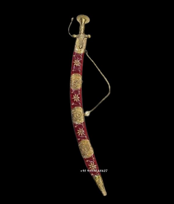 Red & Golden Design Wedding Sword