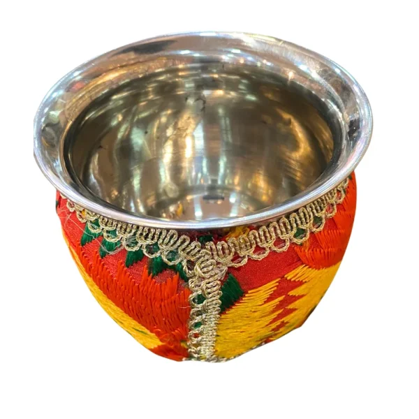 Multicolor Decorated Steel Garvi