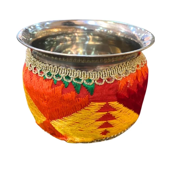 Multicolor Decorated Steel Garvi