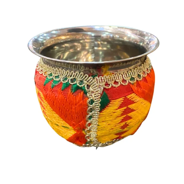 Multicolor Decorated Steel Garvi