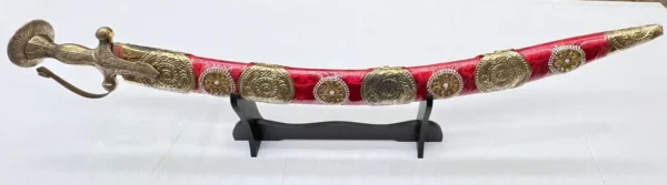 red-gold-tega-wedding-kirpan-sword-with-brass-handle