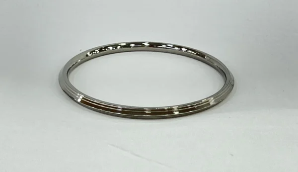 5m Slim Wire Steel Kara With Special Polish