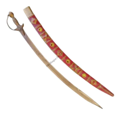 Ajax Red Decorative Punjabi Wedding Kirpan/Sword