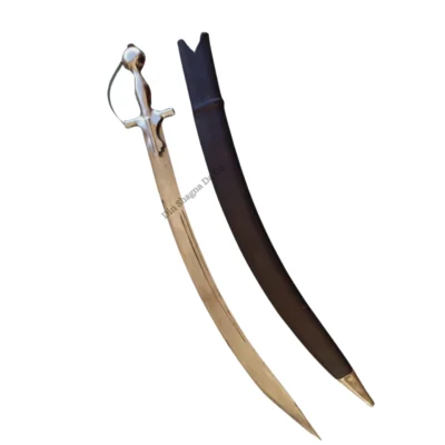 Black Leather Sikh Kirpan