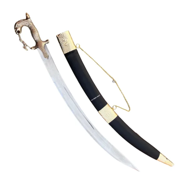 Black Punjabi Wedding Kirpan/Sword