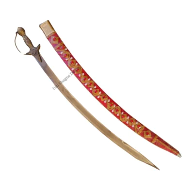 red-embroidered-punjabi-wedding-kirpan-sword