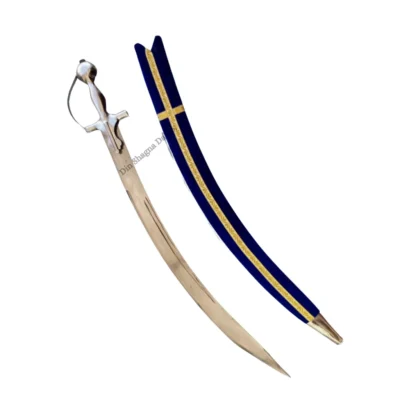 Royal Blue Punjabi Wedding Kirpan/Sword