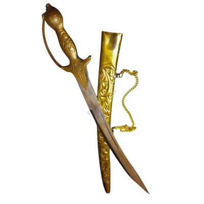 Small Size Brass Kirpan/Sword With Chain