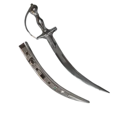 Steel Cover Punjabi Wedding Kirpan/Sword