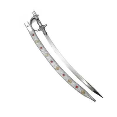 Steel Cover Punjabi Wedding Kirpan/Sword for Groom