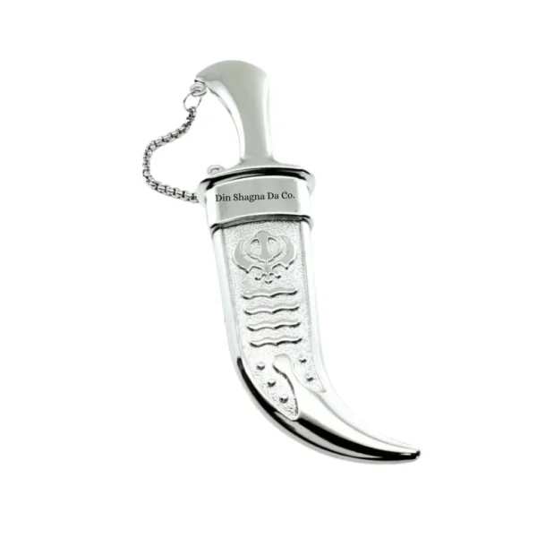 Silver Steel Sikh Kirpan (Siri Sahib)